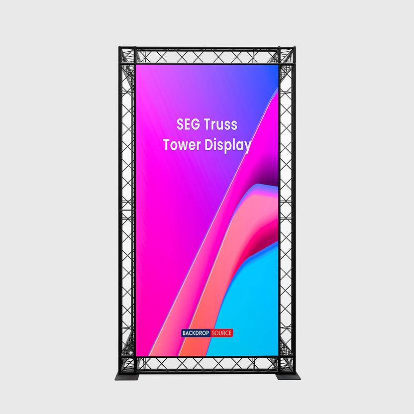 Tower Display Layout Modular SEG Truss Tower Display | Trade Show Tower Booth USA ...
