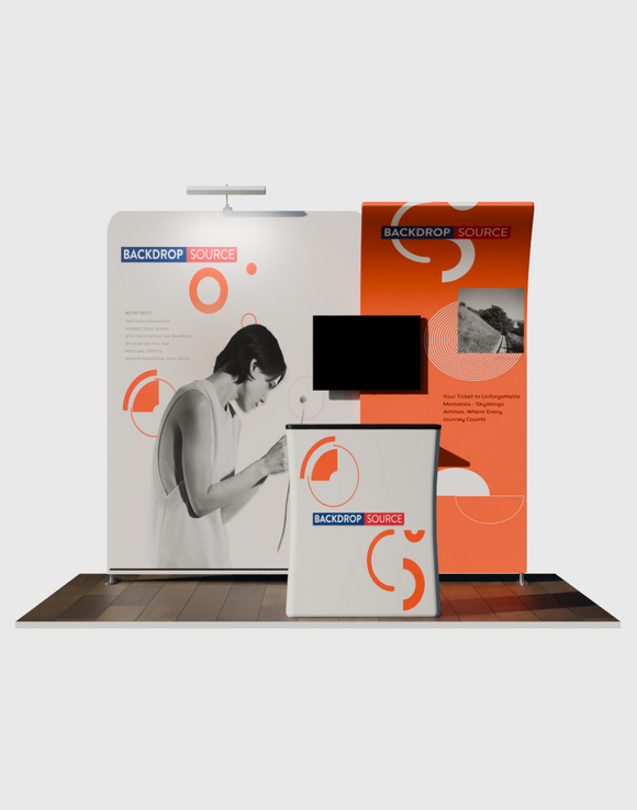 Portable Exhibit Display 10ft x 10ft - Model 14