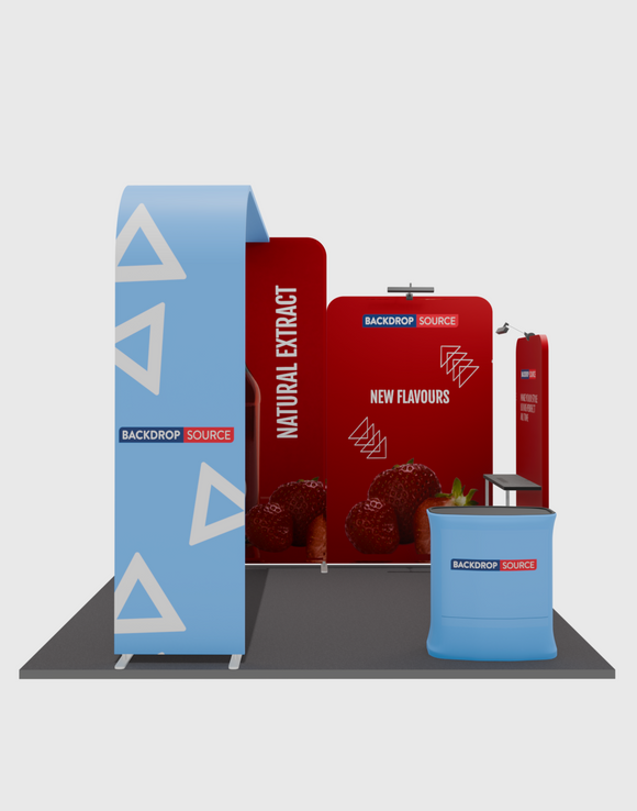 Portable Exhibit Display 10ft x 10ft - Model 15