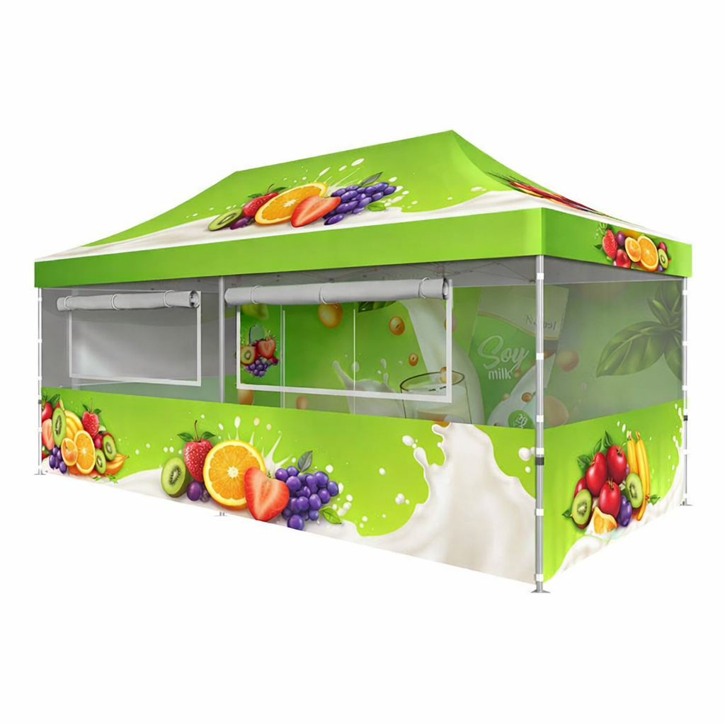 20ft x 10ft Custom Food Booth Canopy Tent