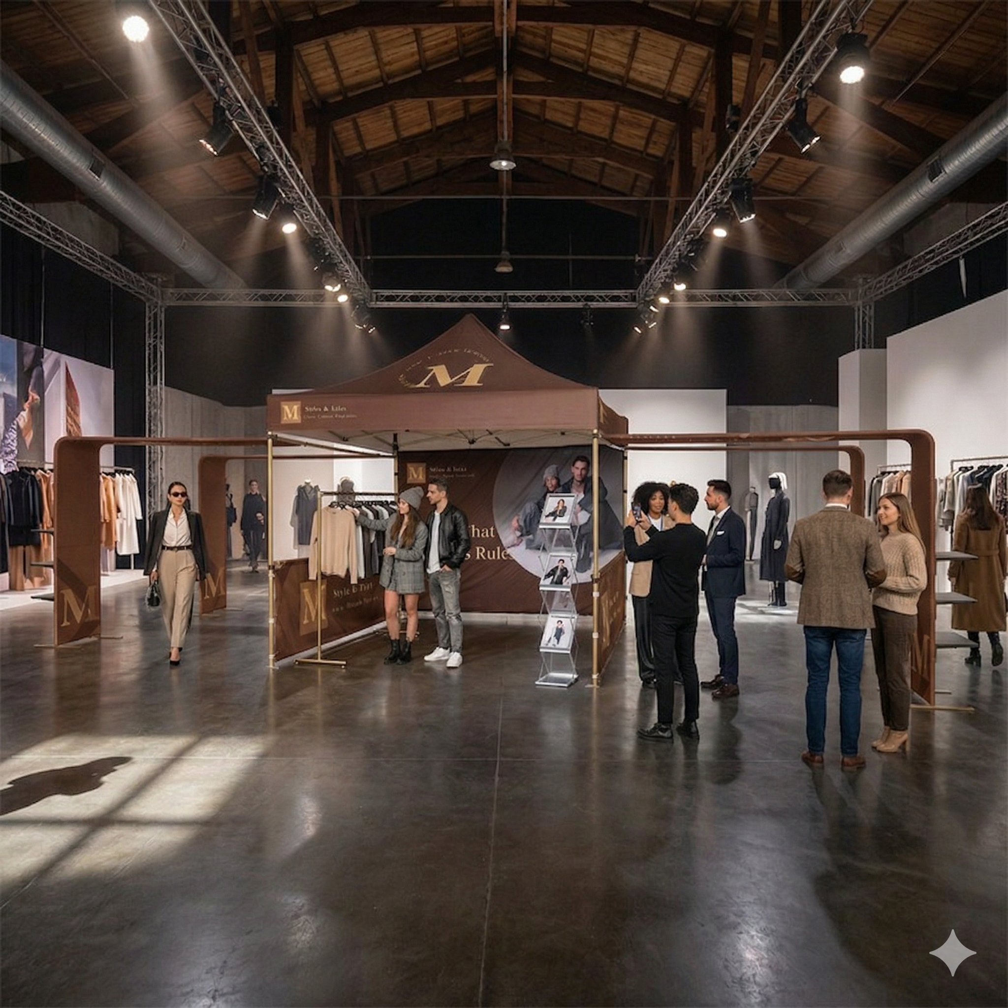 10ft x 10ft Canopy Kit with L-Shaped Wings & 4 TV Displays