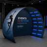 Half Circle Fabric Photo Booth Enclosure