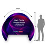 Half Circle Fabric Photo Booth Enclosure
