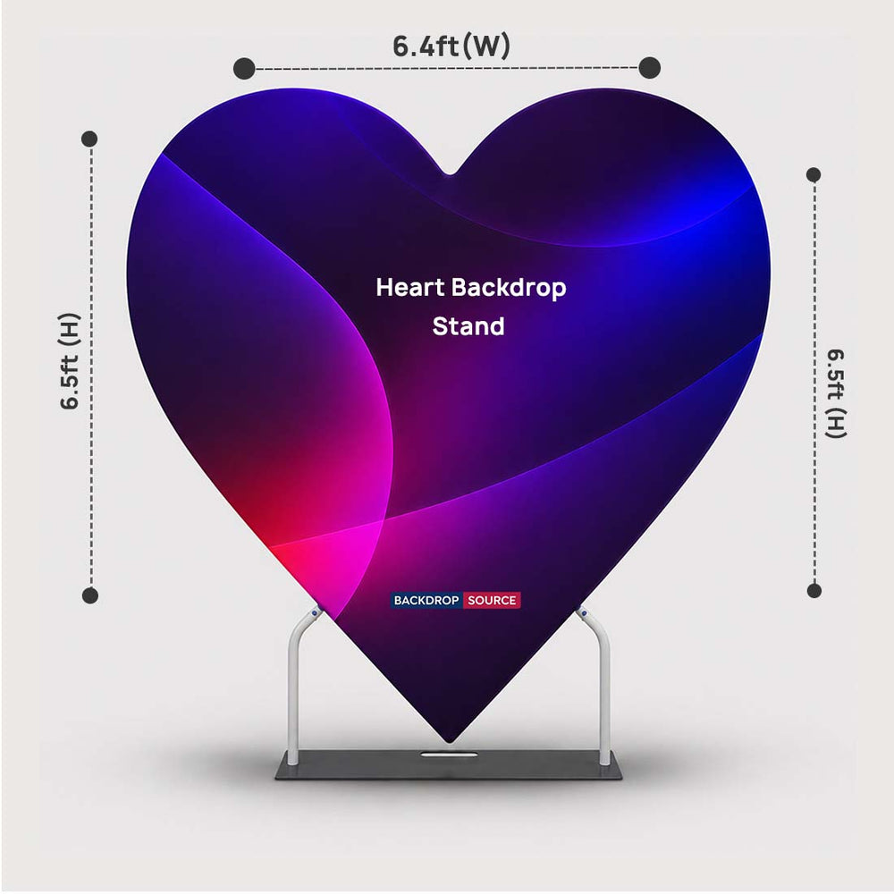 Heart Stand Backdrop