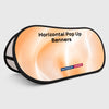 Horizontal Fabric Pop Up Banners (Double Side Printed)