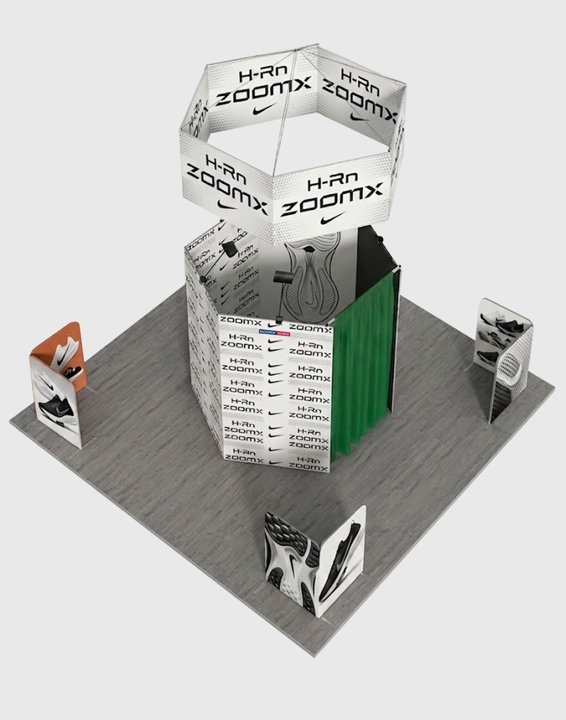 Modular Booth Kits 20ft x 20ft - Model 20
