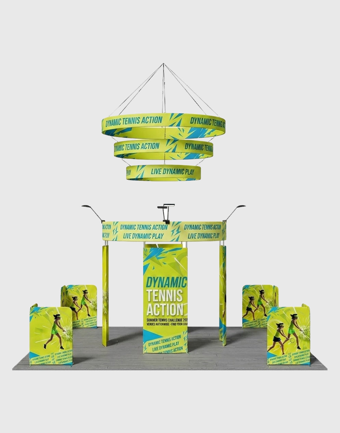 Modular Booth Kits 20ft x 20ft - Model 21