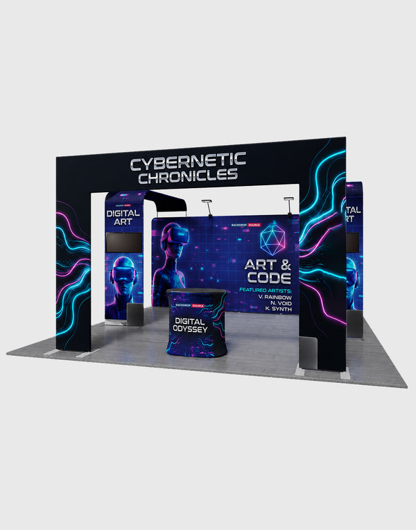 Modular Booth Kits 20ft x 20ft - Model 16