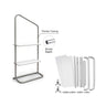 Inclined Display Wall with Shelves