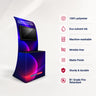 Integrated Monitor Fabric Display Table