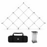 Large Triangular Fabric GeoMetrix Pop Up Grid Display