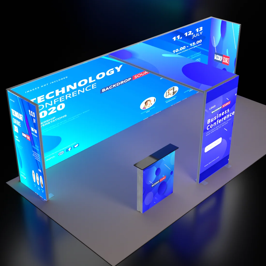 SEG Modular Lightbox Display Kit - Model 13