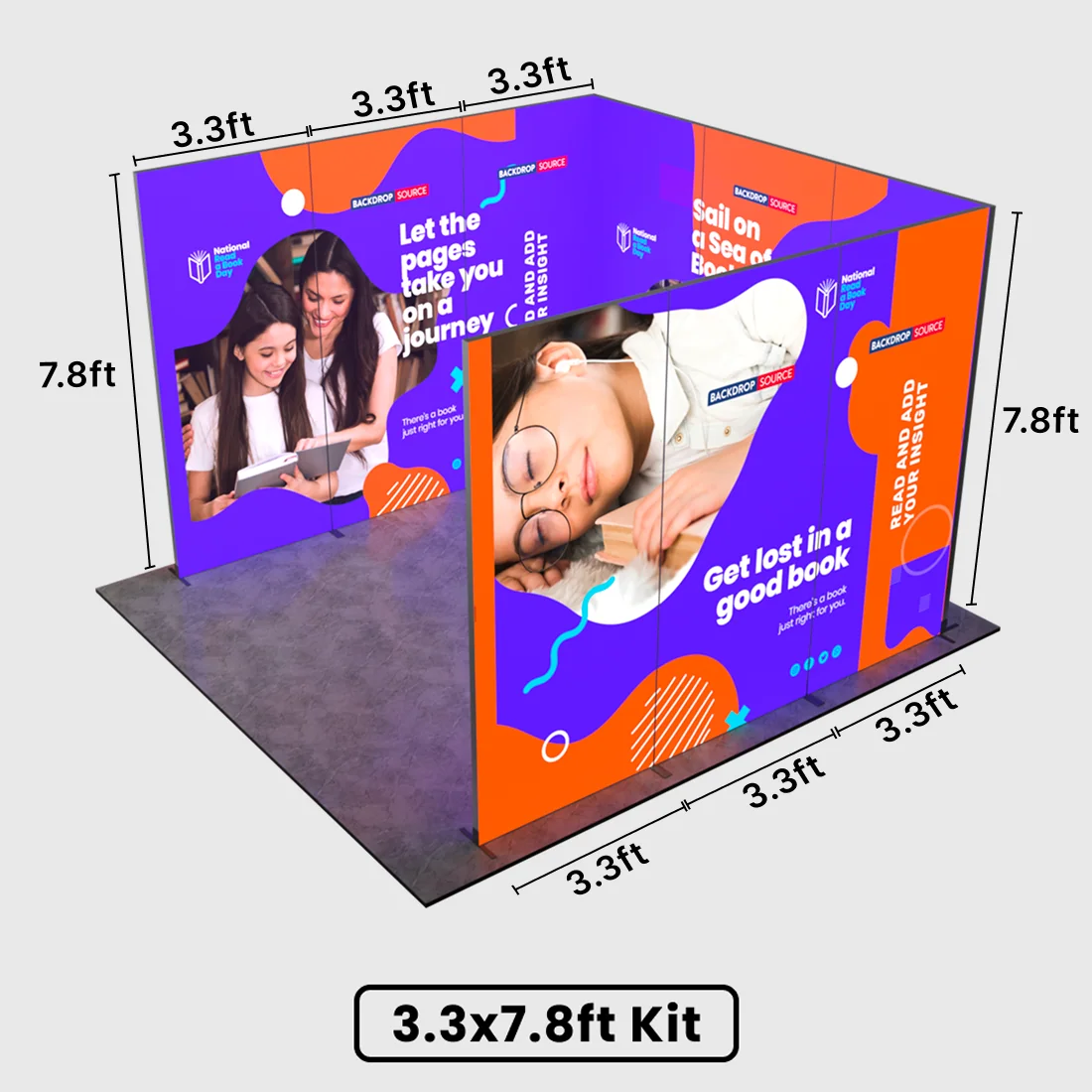 Foldable SEG Exhibition Display - Model 6