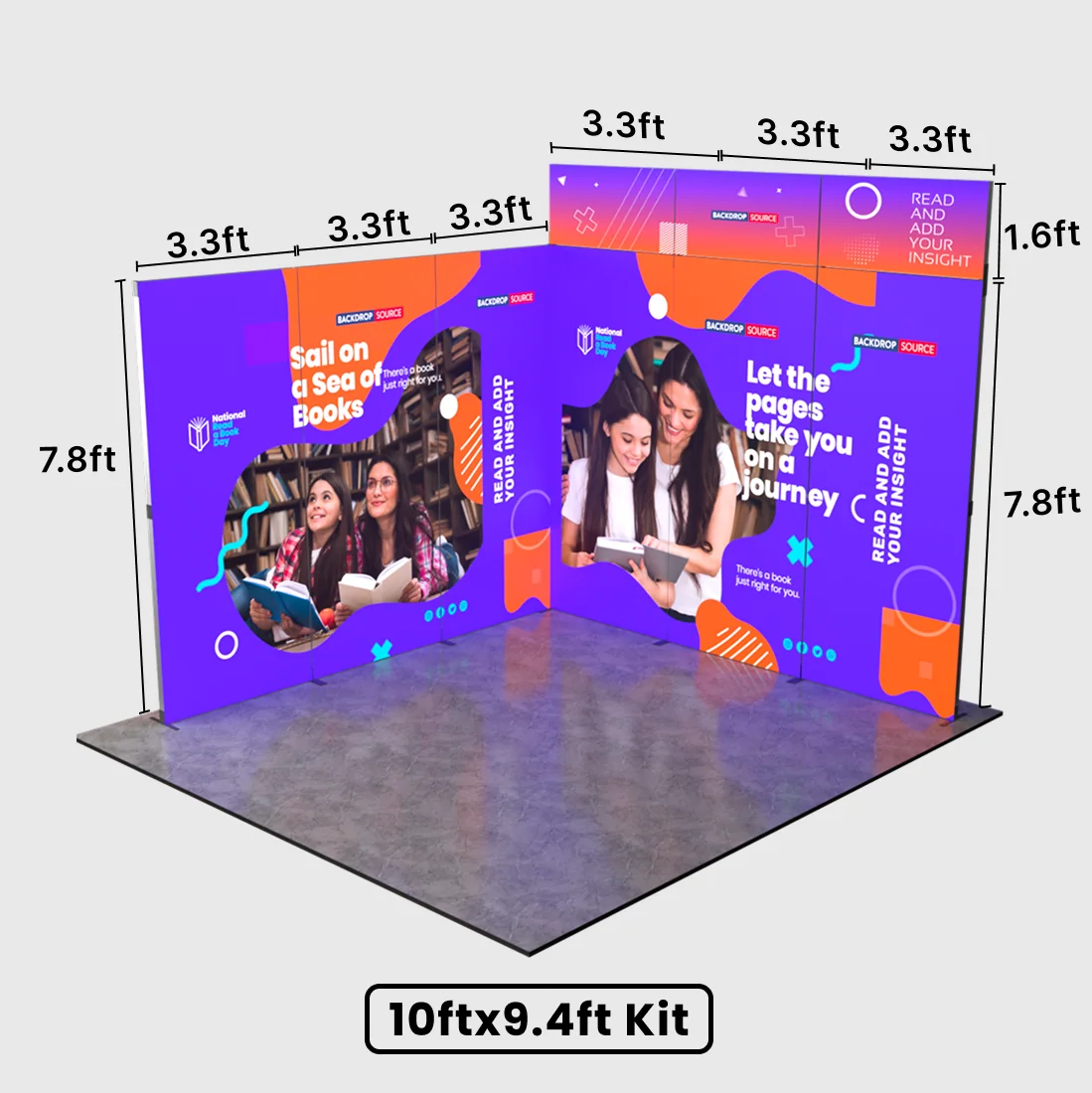 Foldable SEG Exhibition Display - Model 7