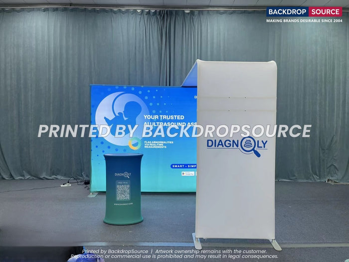 Modular L Arch TV Display Exhibition Kit