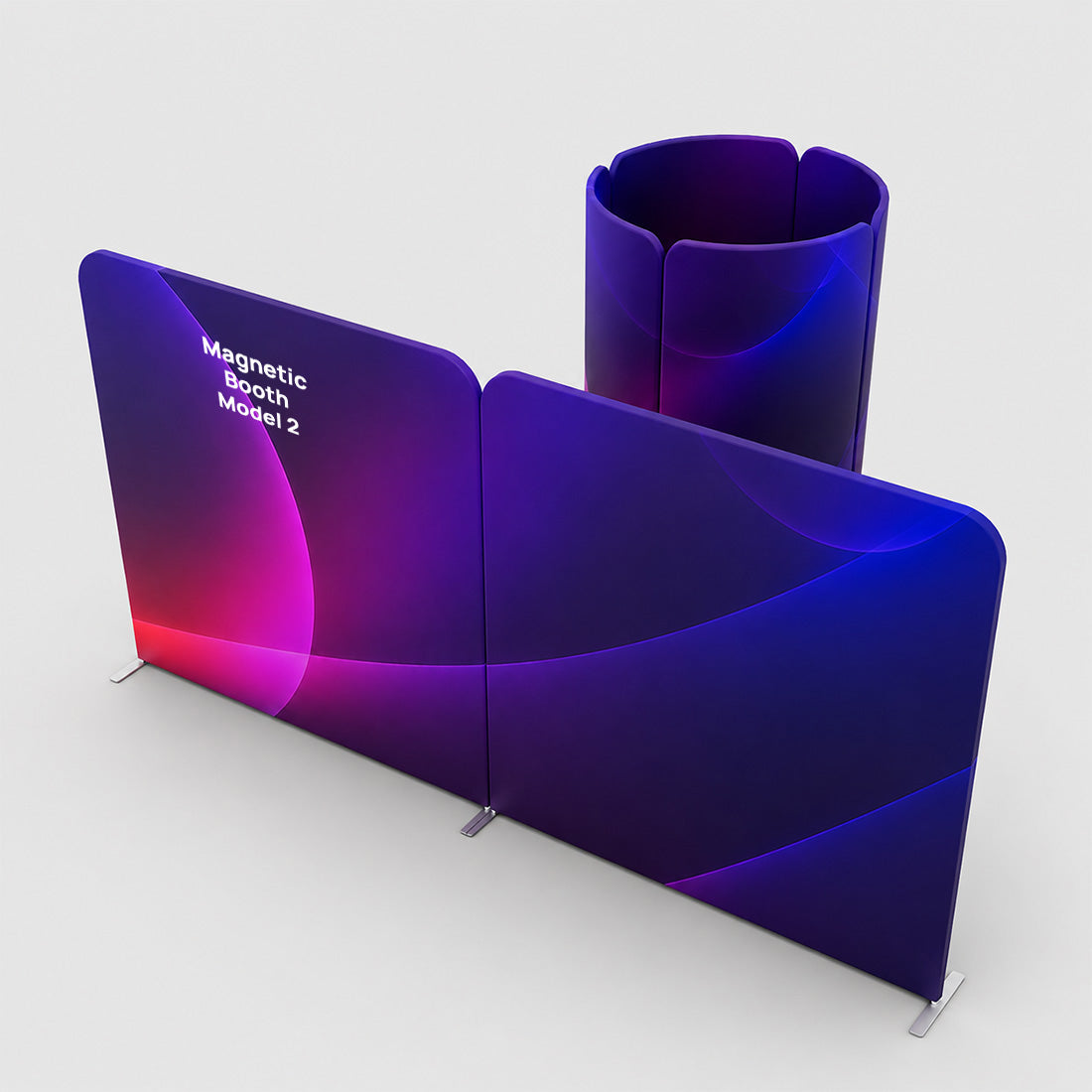 Magnetic Fabric Booth Display - Model 2 (13 x 10ft)