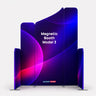Magnetic Fabric Booth Display - Model 3 (6.5 x 6.5ft)