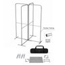 6.5x6.5 Magnetic Fabric Straight Backwall Display
