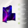 Magnetic Fabric Booth Display - Model 3 (6.5 x 6.5ft)