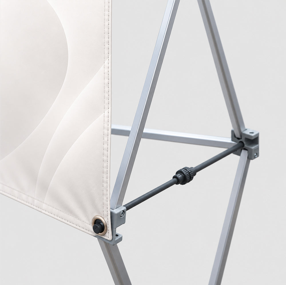 Medium Triangular Fabric GeoMetrix Pop Up Grid Display