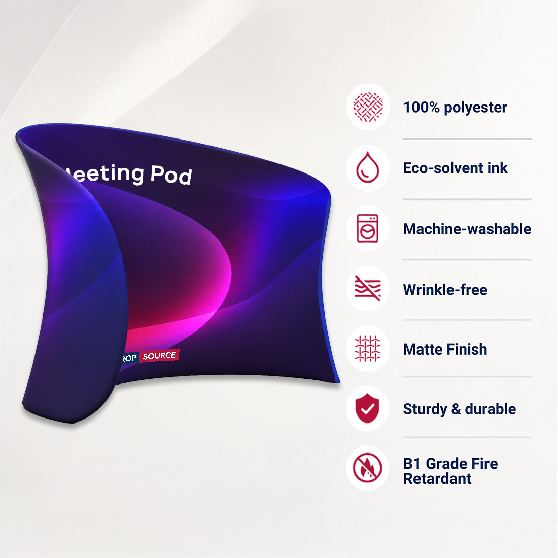 Meeting Pod Fabric Display