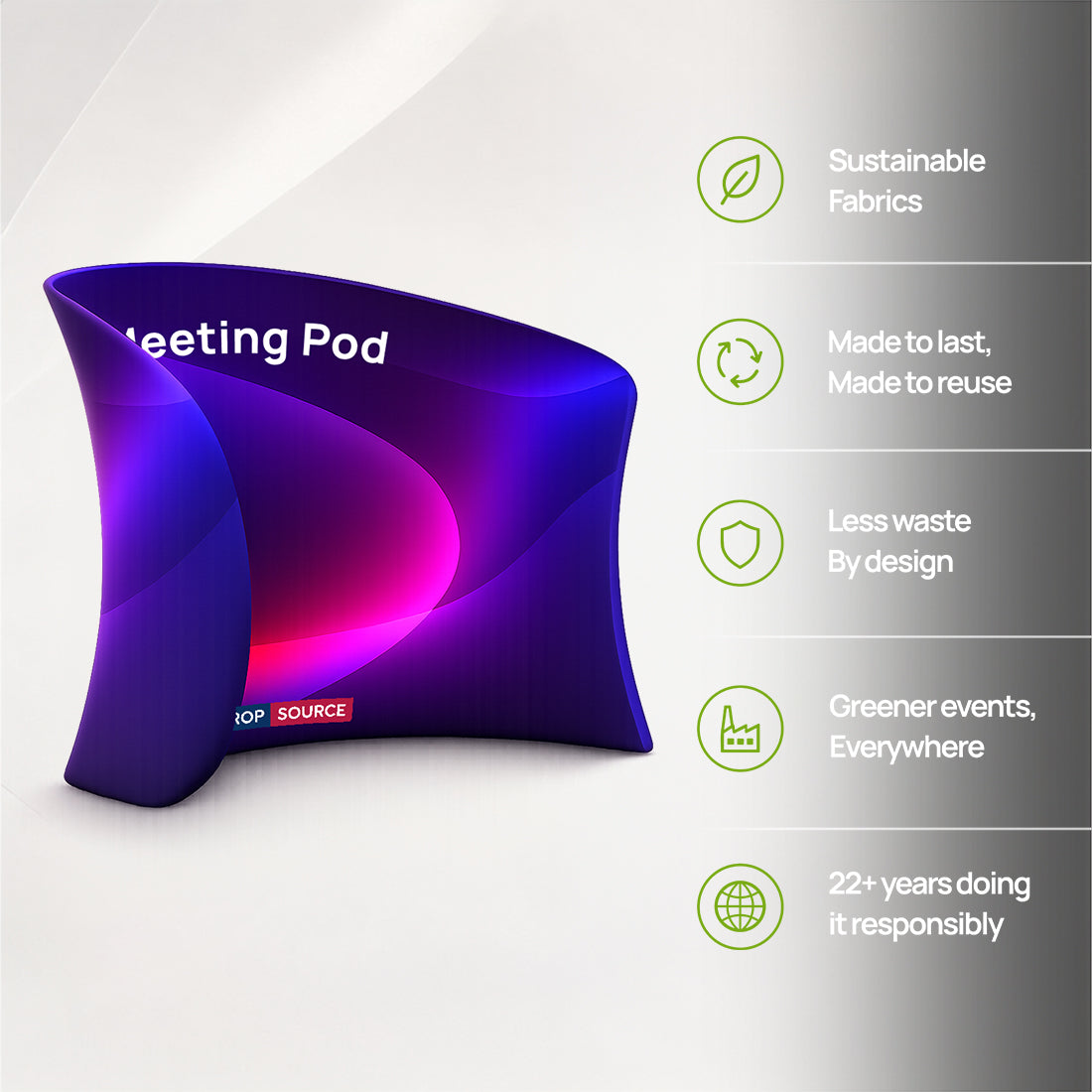 Meeting Pod Fabric Display