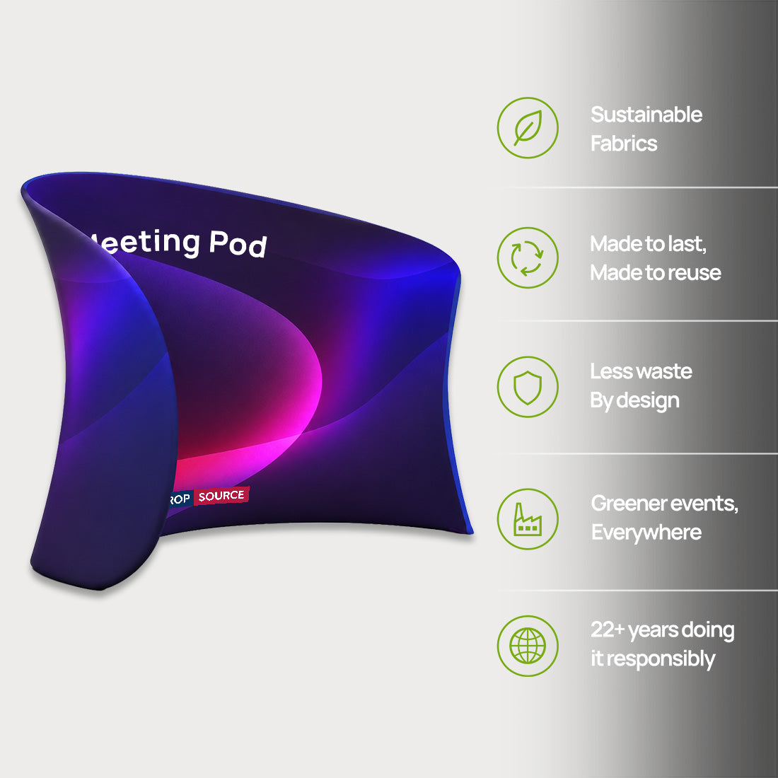Meeting Pod Fabric Display