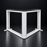 L-Shape RGB LED Frame Counter with Wireless Charging Top – 3.3ft W x 3.3ft H