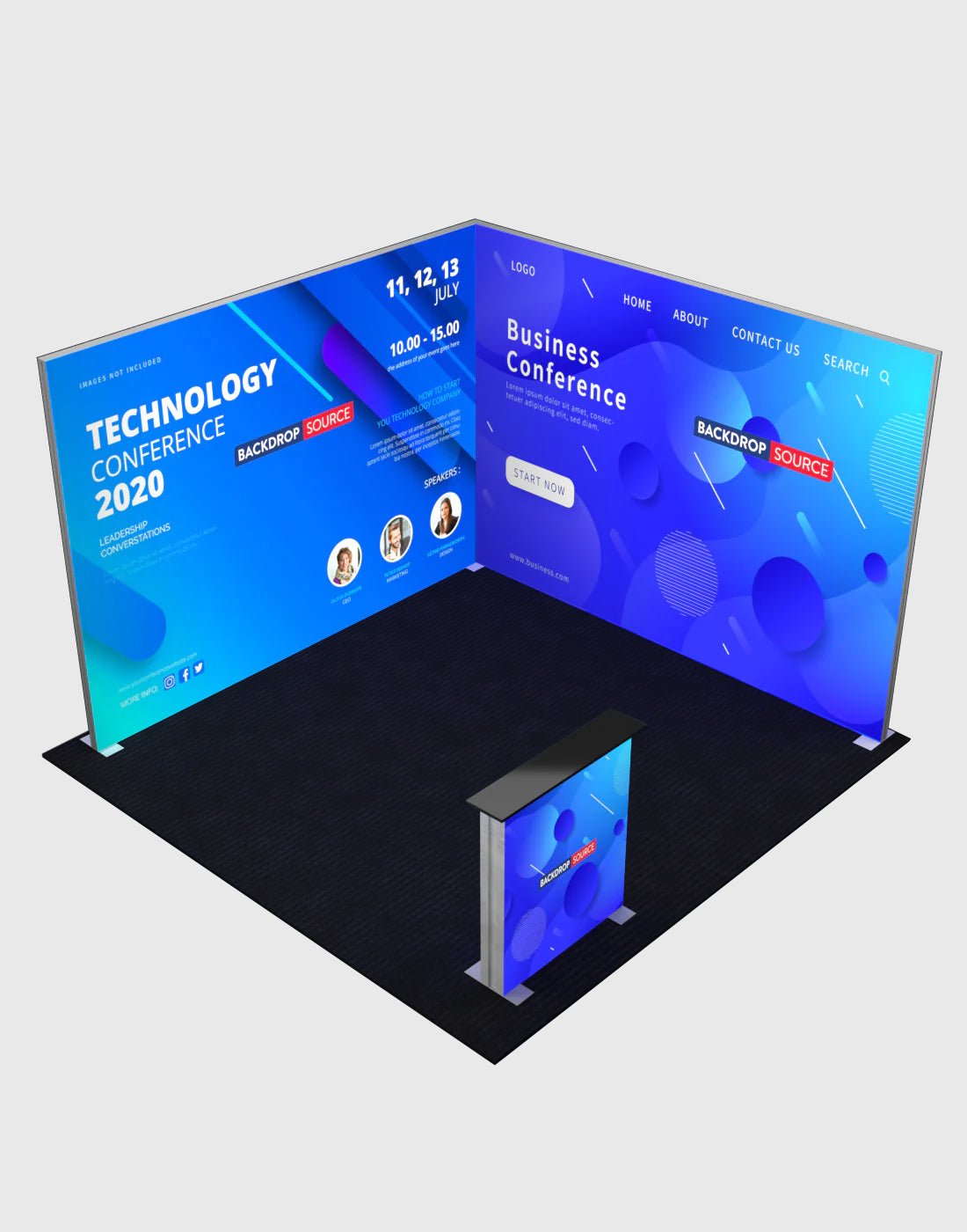 SEG Modular Lightbox Display Kit - Model 4