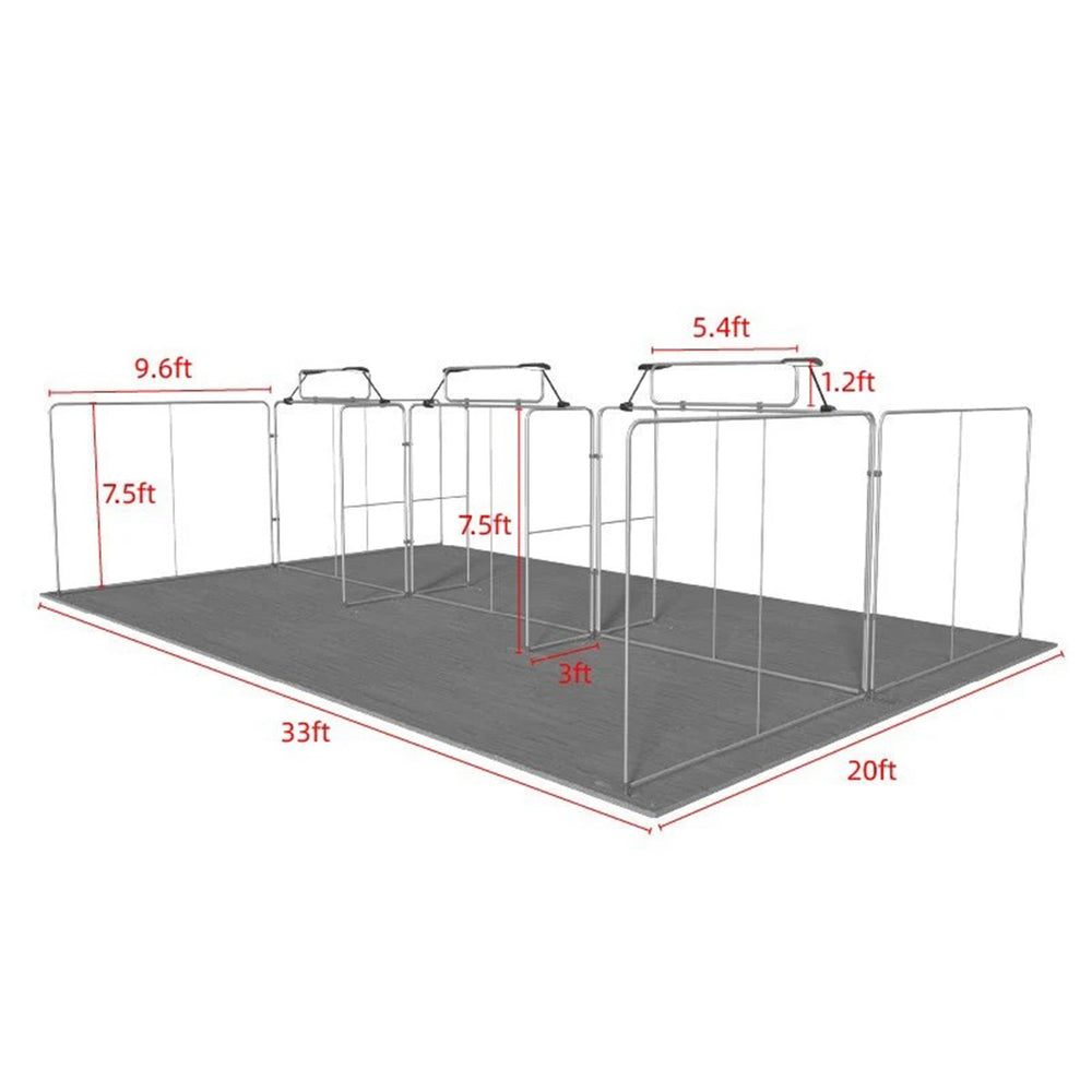 Modular Booth Kits 30ft x 20ft - Model 3