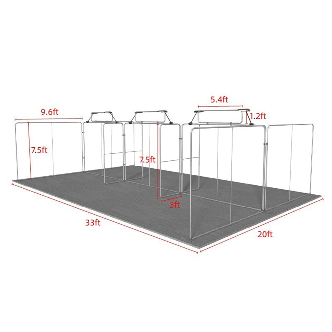 Modular Booth Kits 30ft x 20ft - Model 3