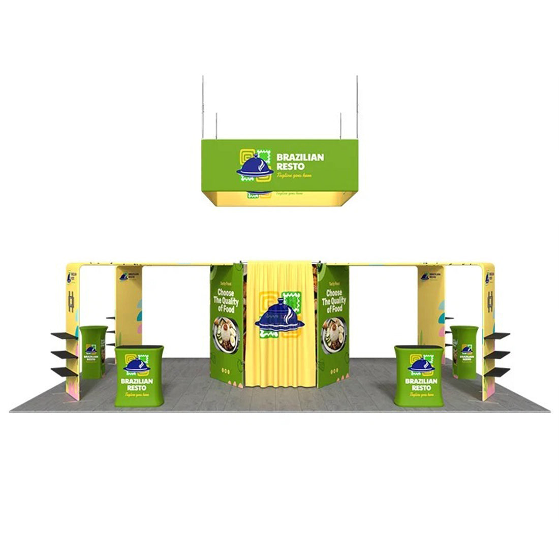 Modular Booth Kits 30ft x 20ft - Model 4