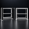 Lockable RGB LED Frame Counter with Fingerprint Lock – 3.3ft W x 3.3ft H