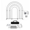 Multi-Tier Fabric Event Arch Display