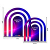 Multi-Tier Fabric Event Arch Display