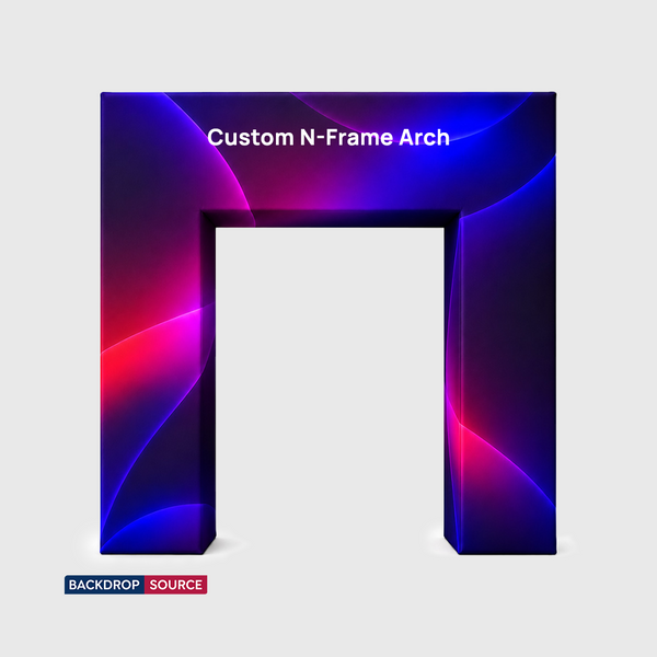 Arco para eventos con estructura en N personalizado