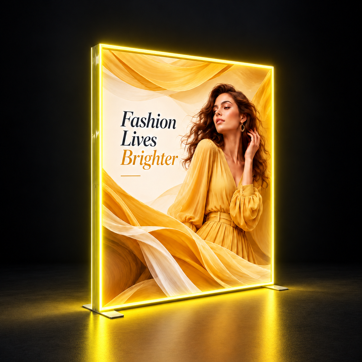 RGB LED Edge Frame – 6.5ft W x 8.2ft H