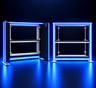 Lockable RGB LED Frame Counter with Fingerprint Lock – 3.3ft W x 3.3ft H
