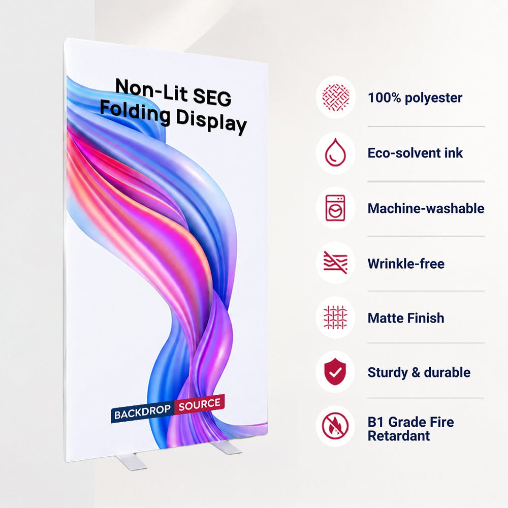 Non-Lit SEG Folding Display
