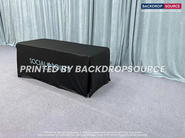 Customised table cover printing
