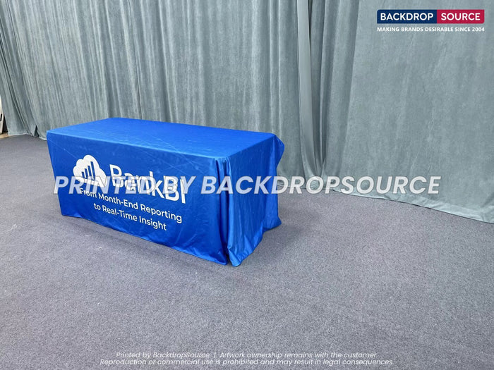 Customised table cover printing