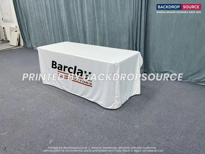 Customised table cover printing