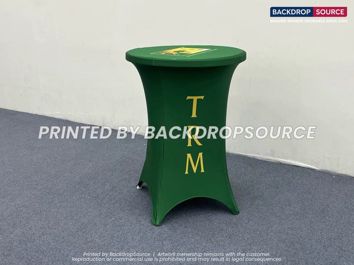 Customised table cover printing