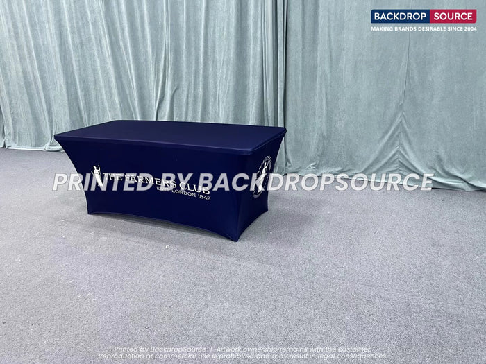 Customised table cover printing