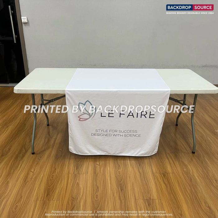 Customised table cover printing