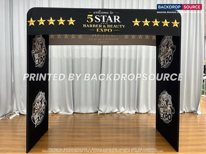Large tension arch display