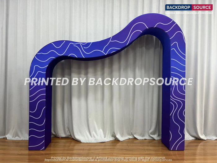 Large tension arch display