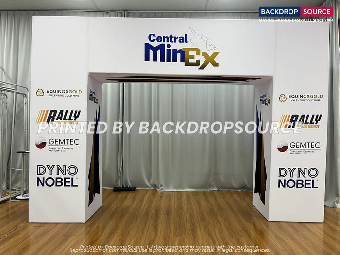 Large tension arch display