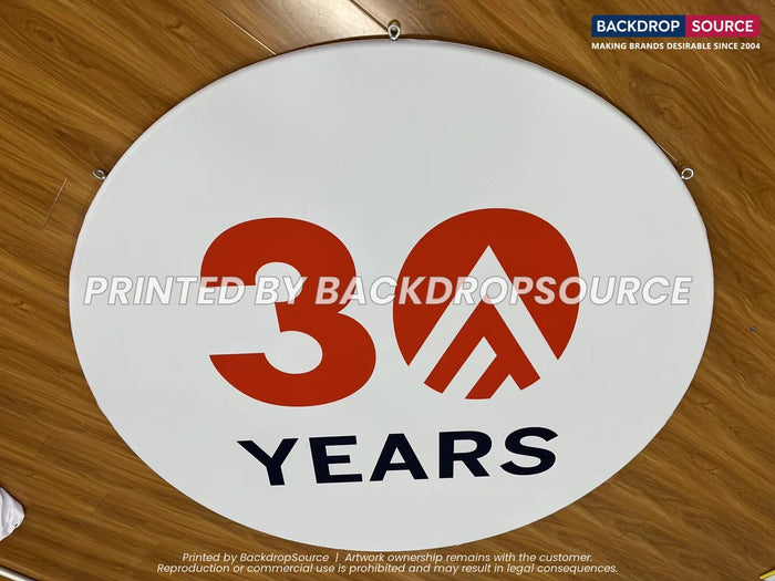 Hanging fabric displays