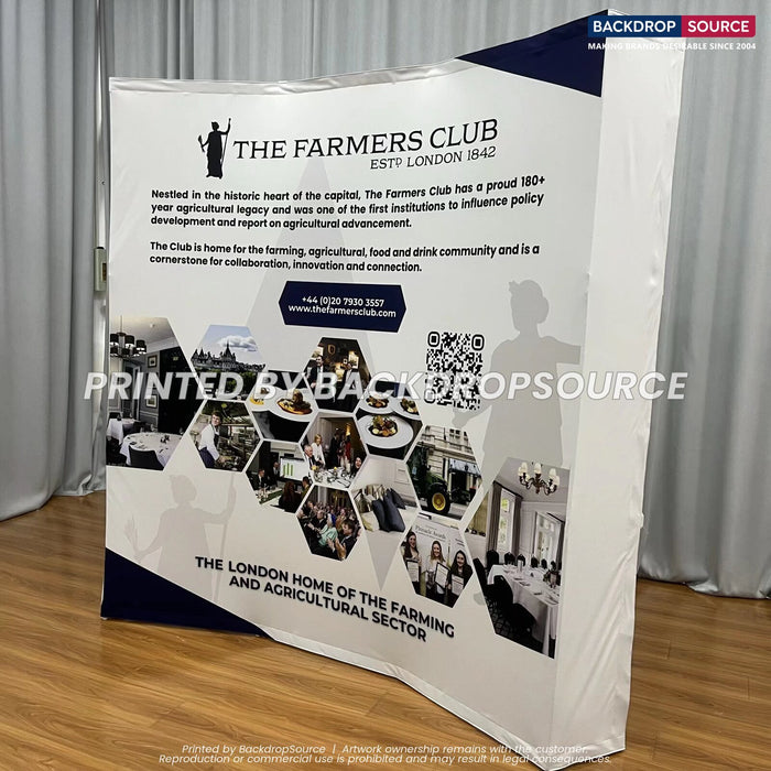 Pop-up fabric displays